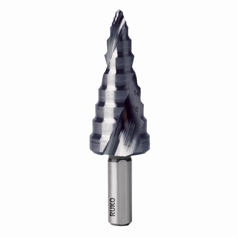 Etappborr  Ruko ULTIMATECUT FLOWSTEP; HSS; RUnaTEC; 6-20 mm