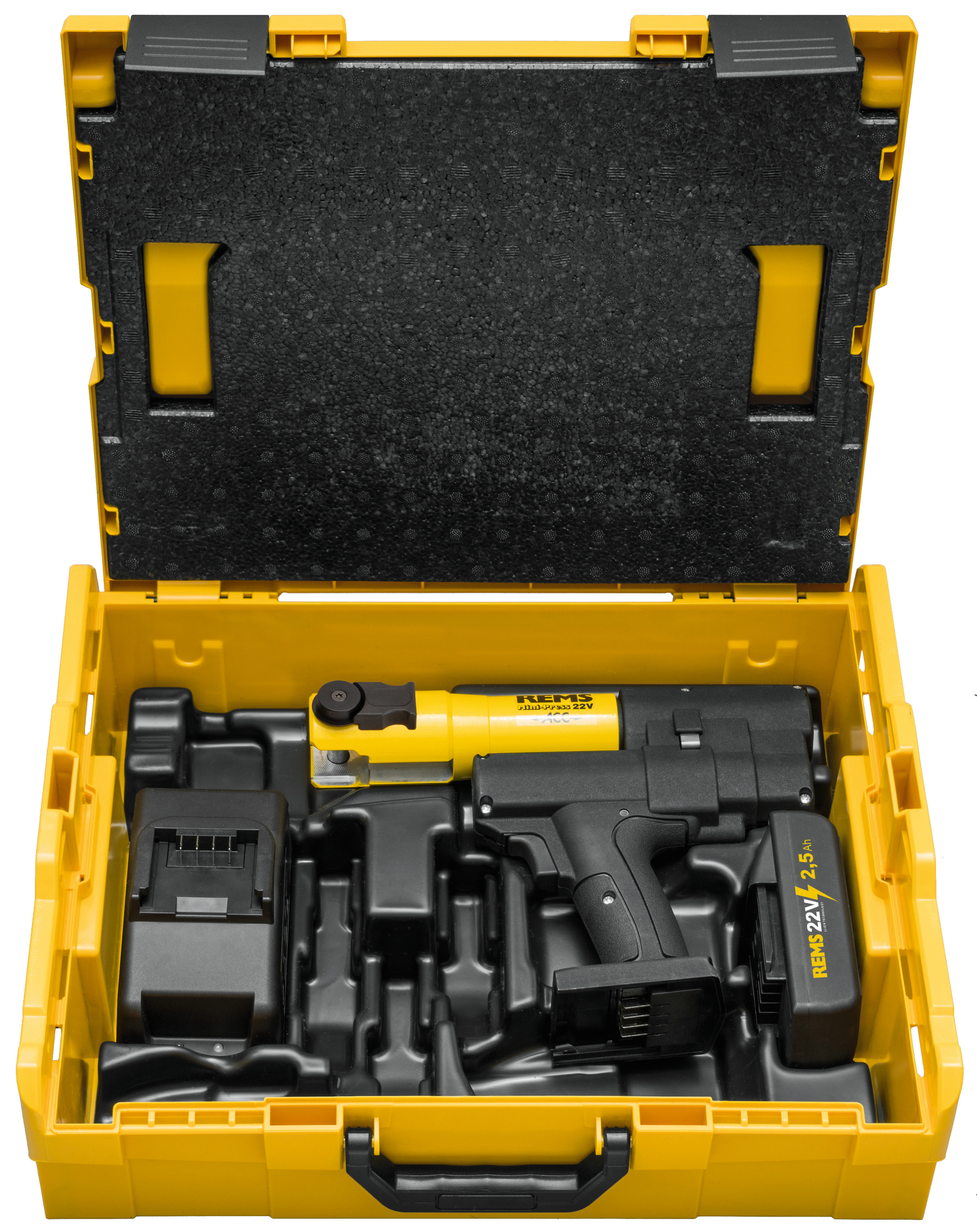 Hydraulpress Rems Mini-Press 22V ACC; 2,5Ah; 10-40 mm; 3/8''-1 1/4''