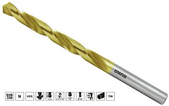 Borr för metall Ruko 250032T; HSS-Tin; 3,2 mm