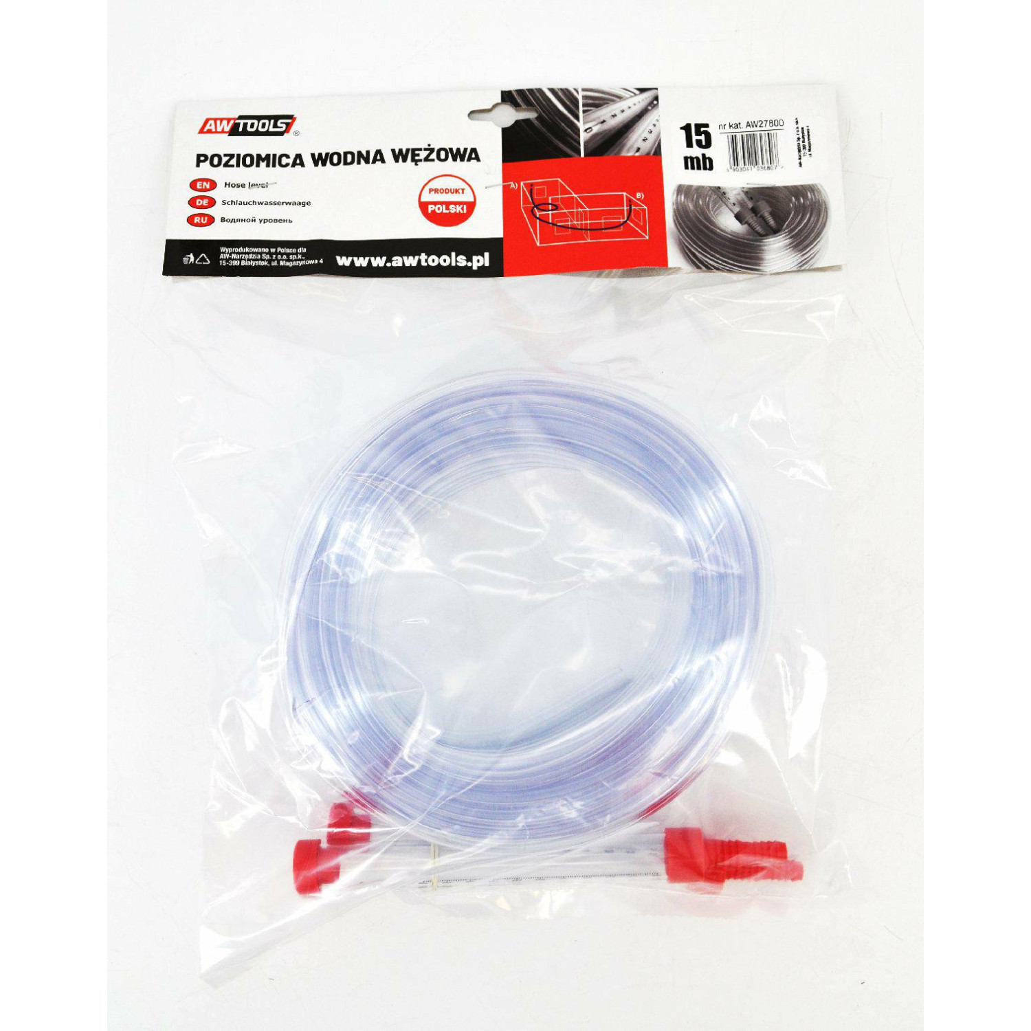 Slangvattenpass AWTools AW27800; 15 m