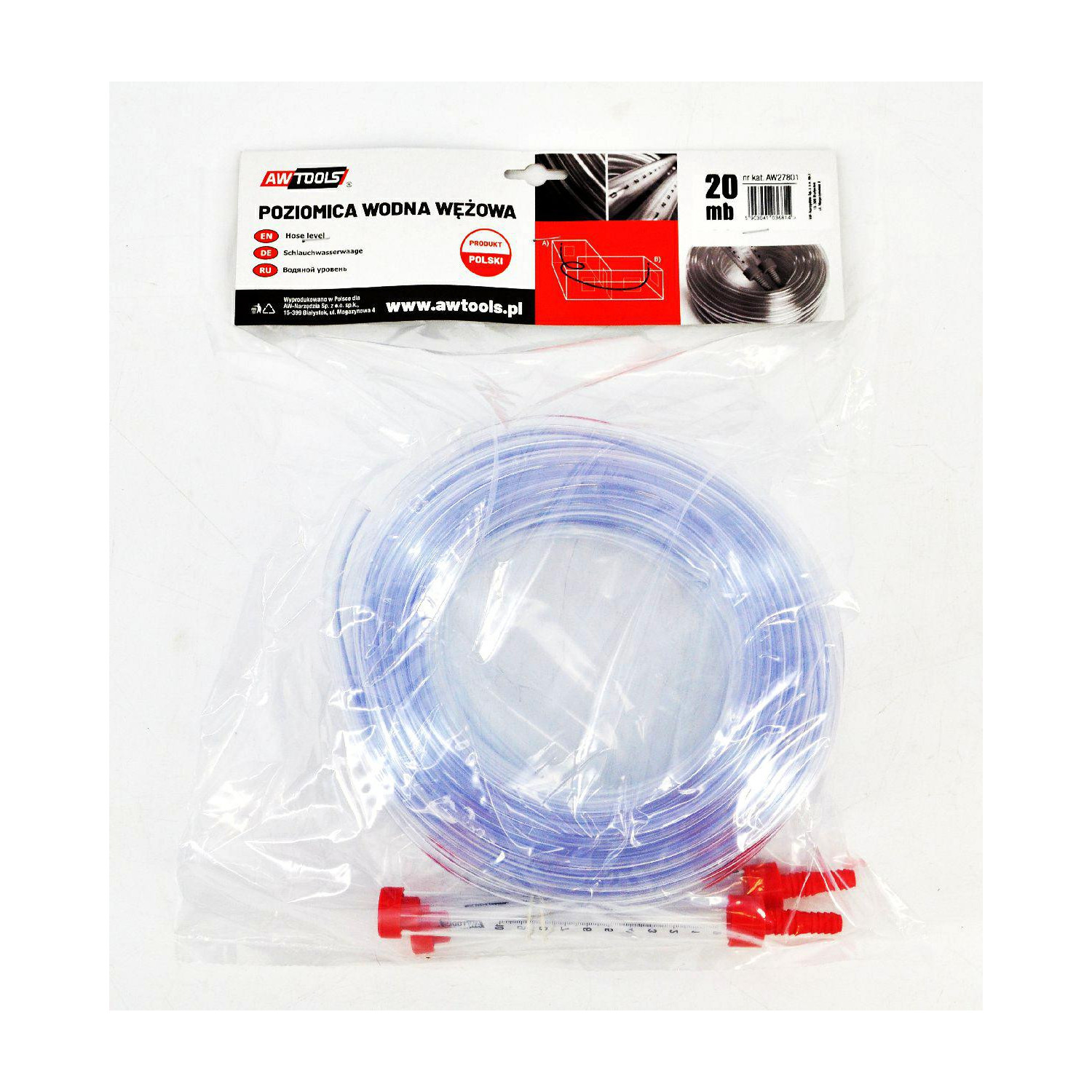 Slangvattenpass AWTools AW27801; 20 m