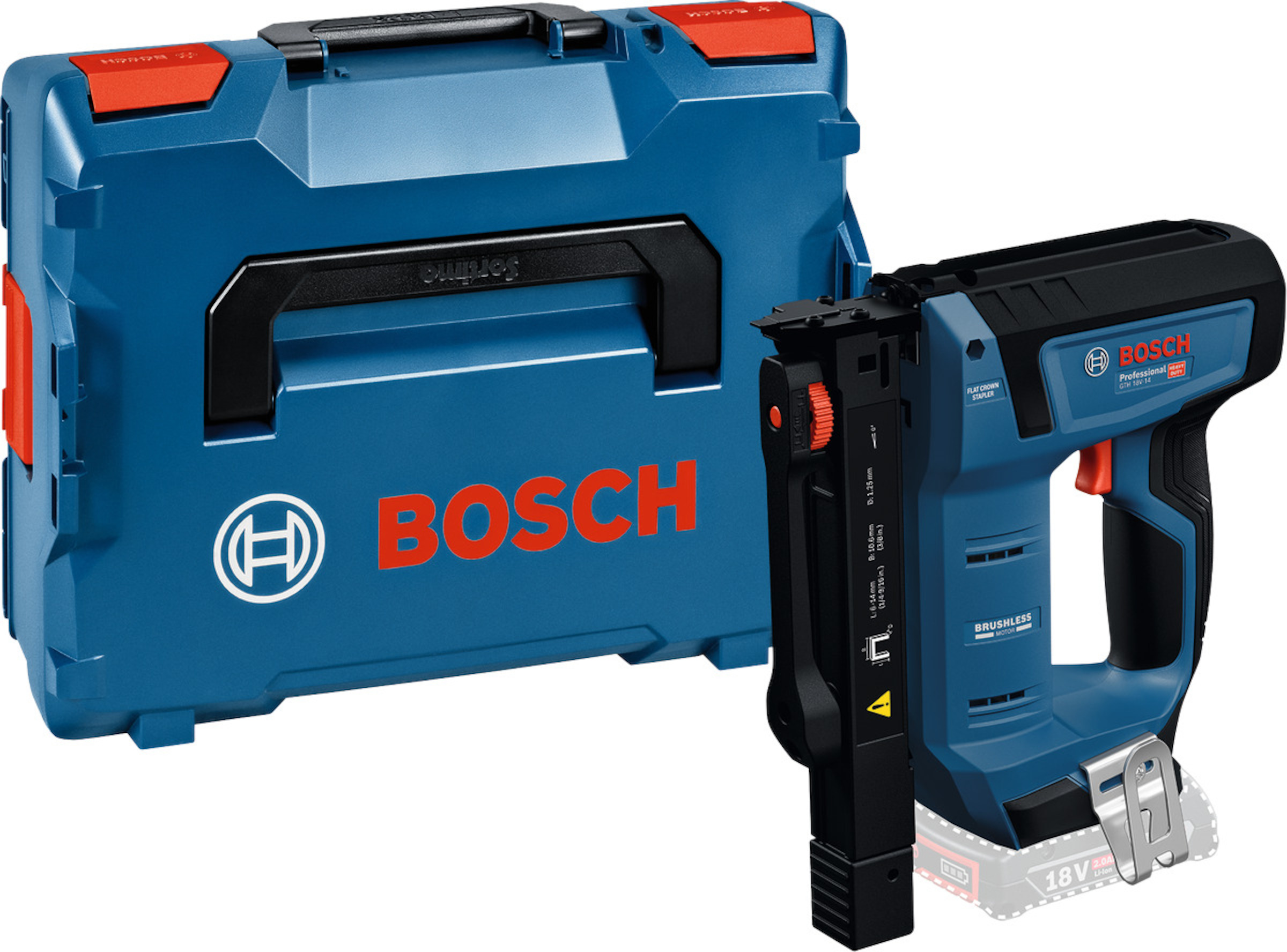 Batteridriven häftpistol Bosch GTH 18V-14 (utan batteri och laddare)