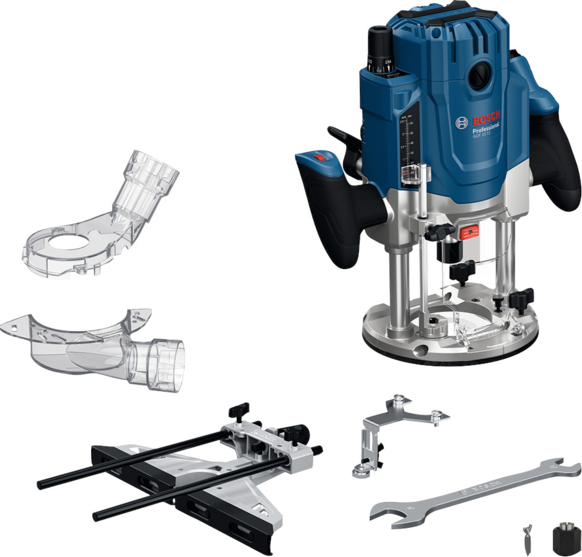 Handöverfräs Bosch GOF 20-12; 2000 W
