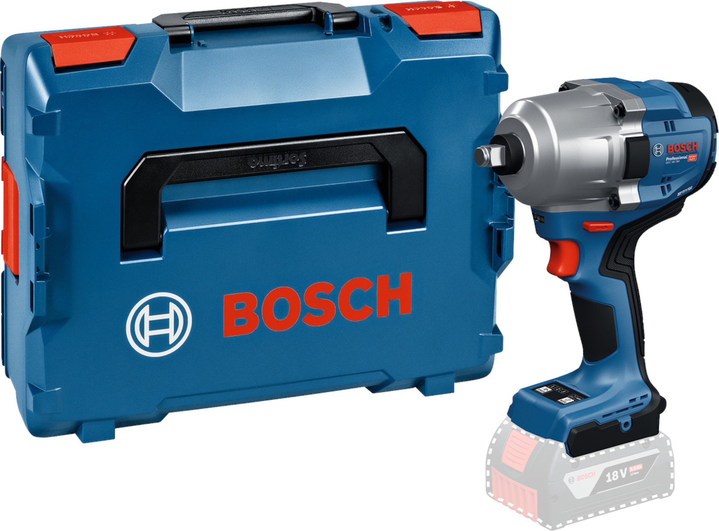 Slagmutterdragare Bosch GDS 18V-780; 18 V (utan batteri och laddare)