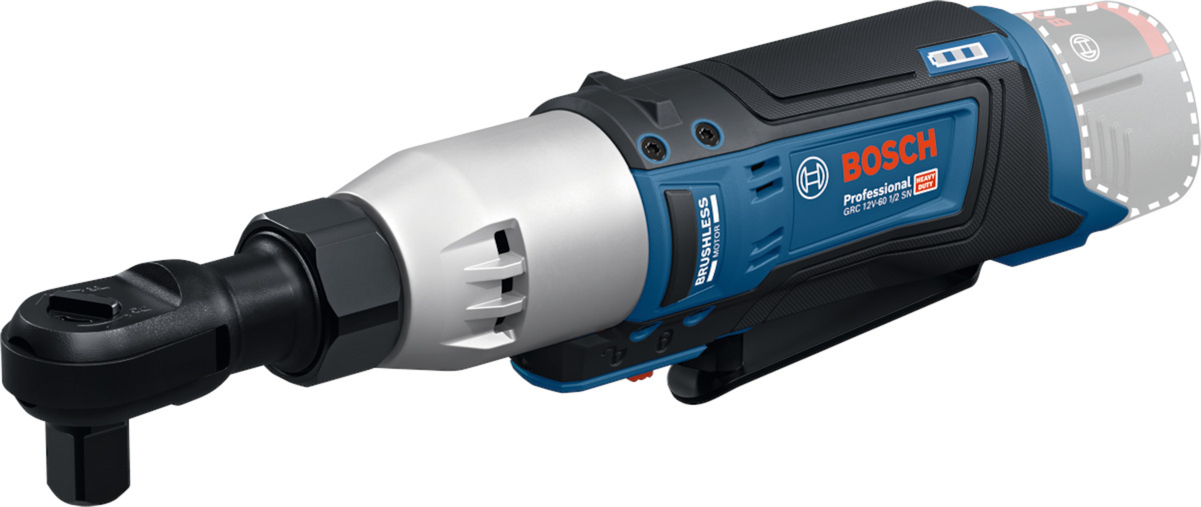 Sladdlös spärrskaft Bosch GRC 12V-60 1/2 SN; 60 Nm; 12 V; 1/2'' (utan batteri och laddare)