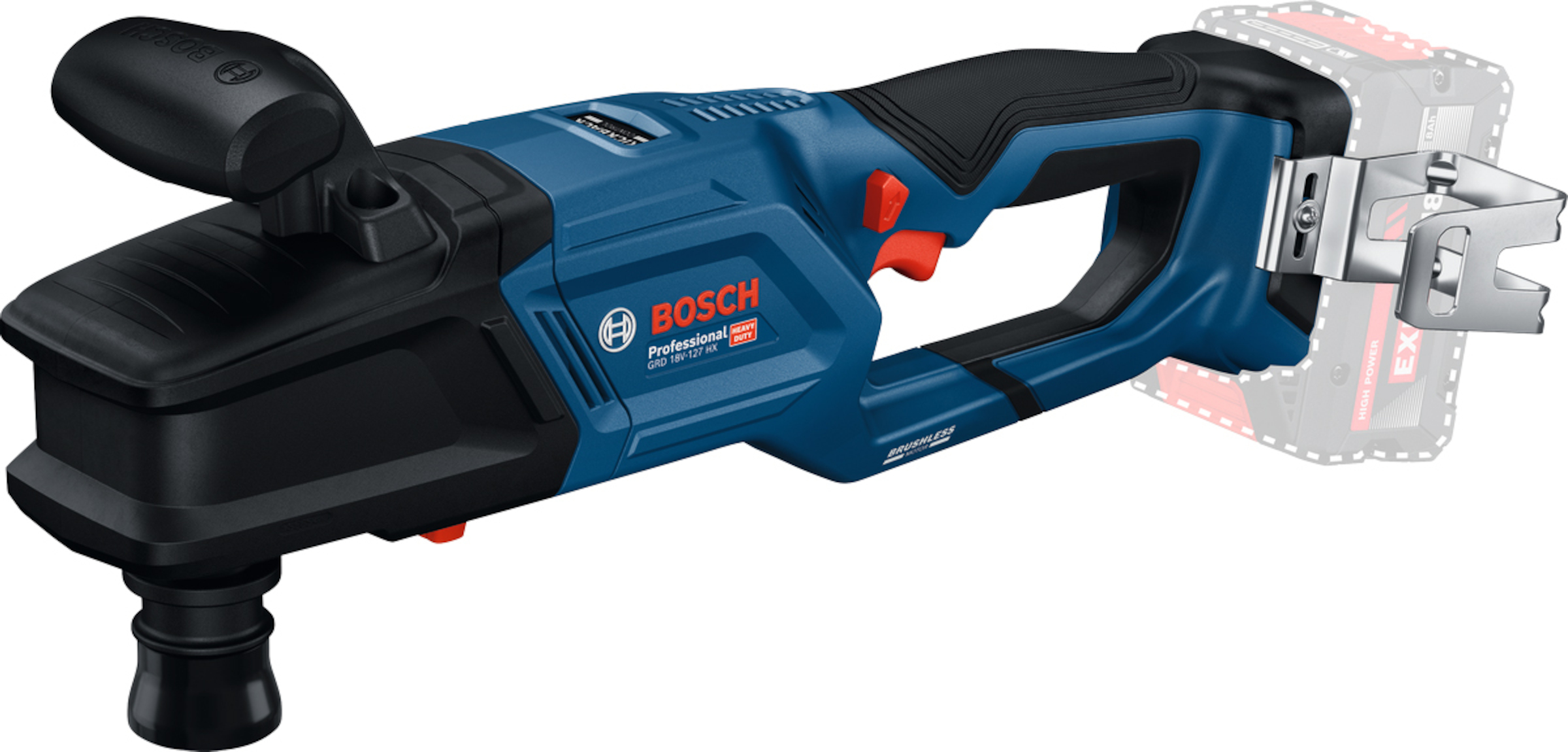 Vinkelborrmaskin Bosch GRD 18V-127 HX; 18 V (utan batteri och laddare)