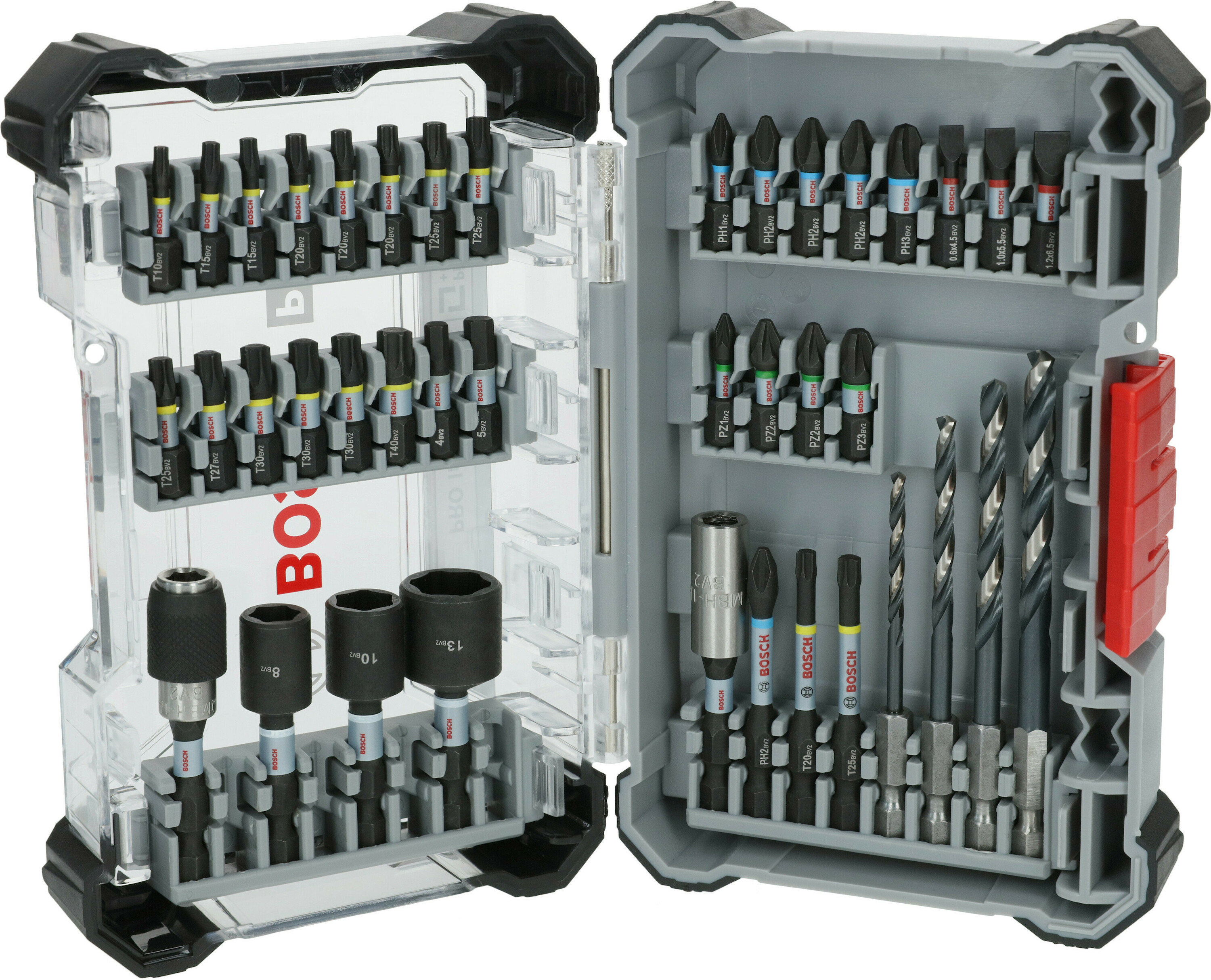 Sats med borr- och skruvbits Bosch PRO; 40 st.