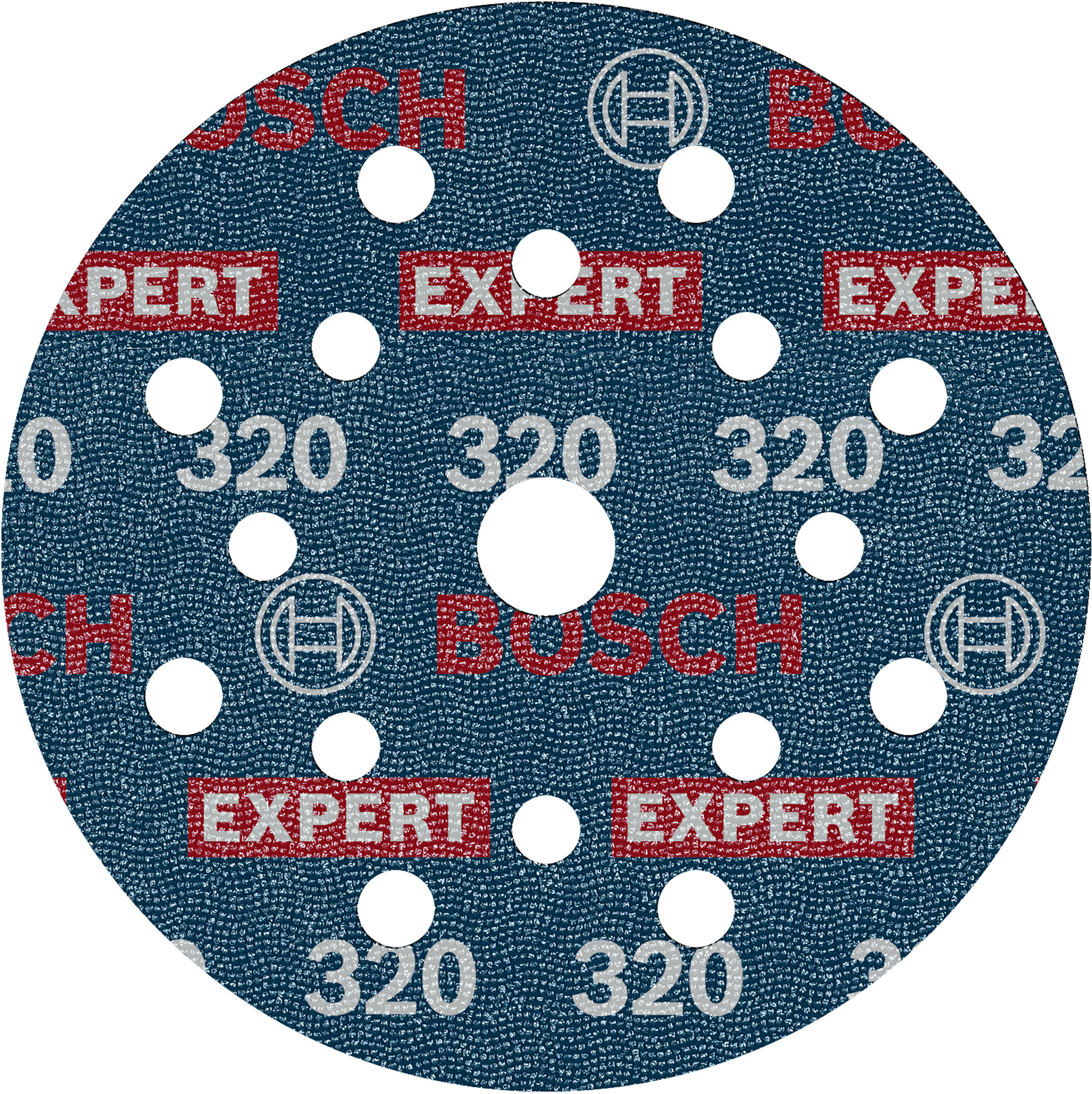 Slipskiva Bosch Expert O780; 125 mm; 320; 6 st.