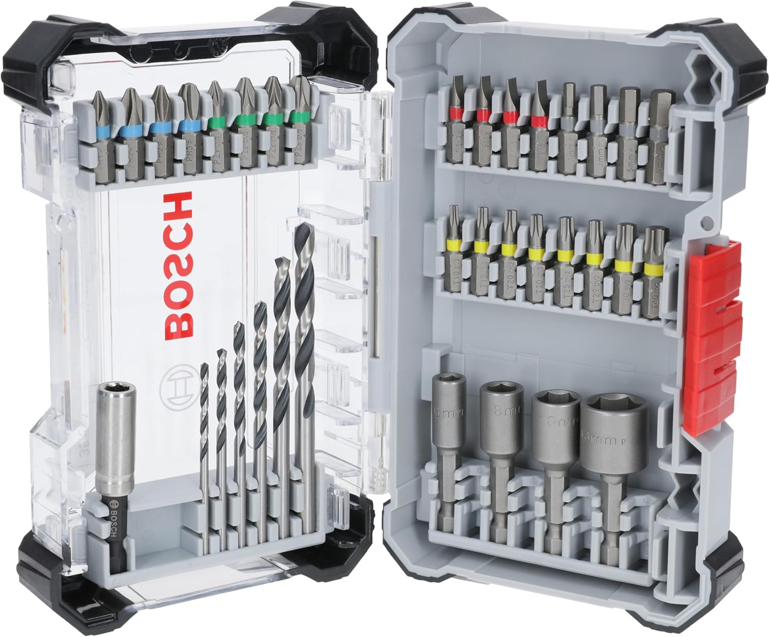 Borr- och bitssats Bosch Extra Hard; HSS; Hex1/4''; 35 st.