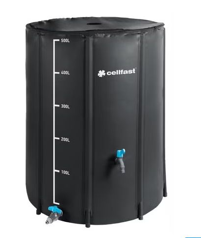 Hopfällbar regnvattentank Cellfast 52-551; 500 l