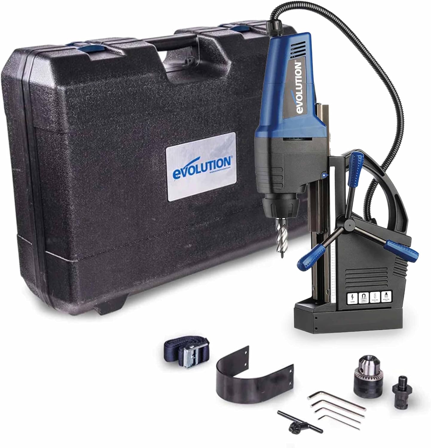 Borrstativ Evolution EVO42; 1-5/8''; 1200 W; elektrisk; magnetisk