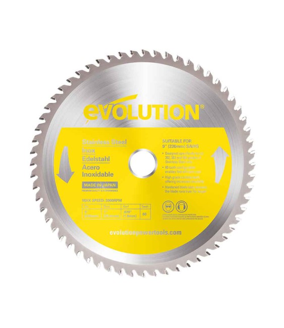 Sågklinga Evolution EVO-230-60-SN; 230 mm; Z60