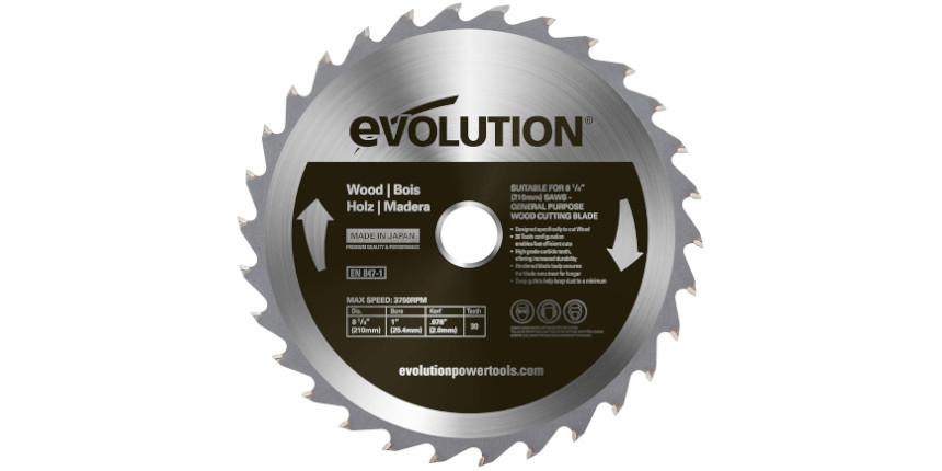 Sågklinga Evolution GW210TCT-30; 210 mm; Z30