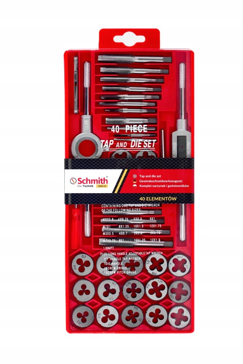 Gängsats Schmith SQNG-02; 40 st.