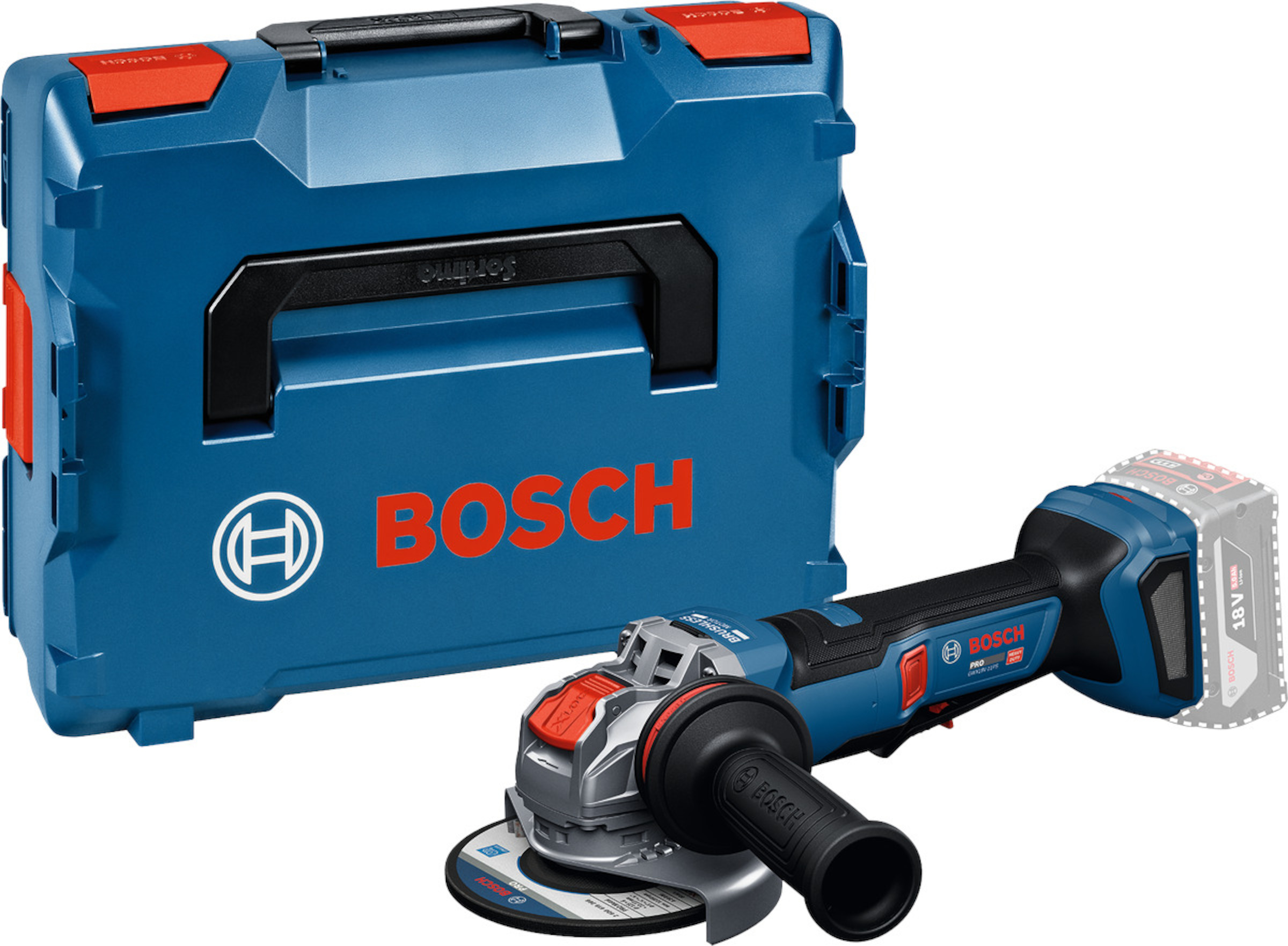 Vinkelslip Bosch GWS18V-11PS; 18 V; 125 mm (utan batteri och laddare)
