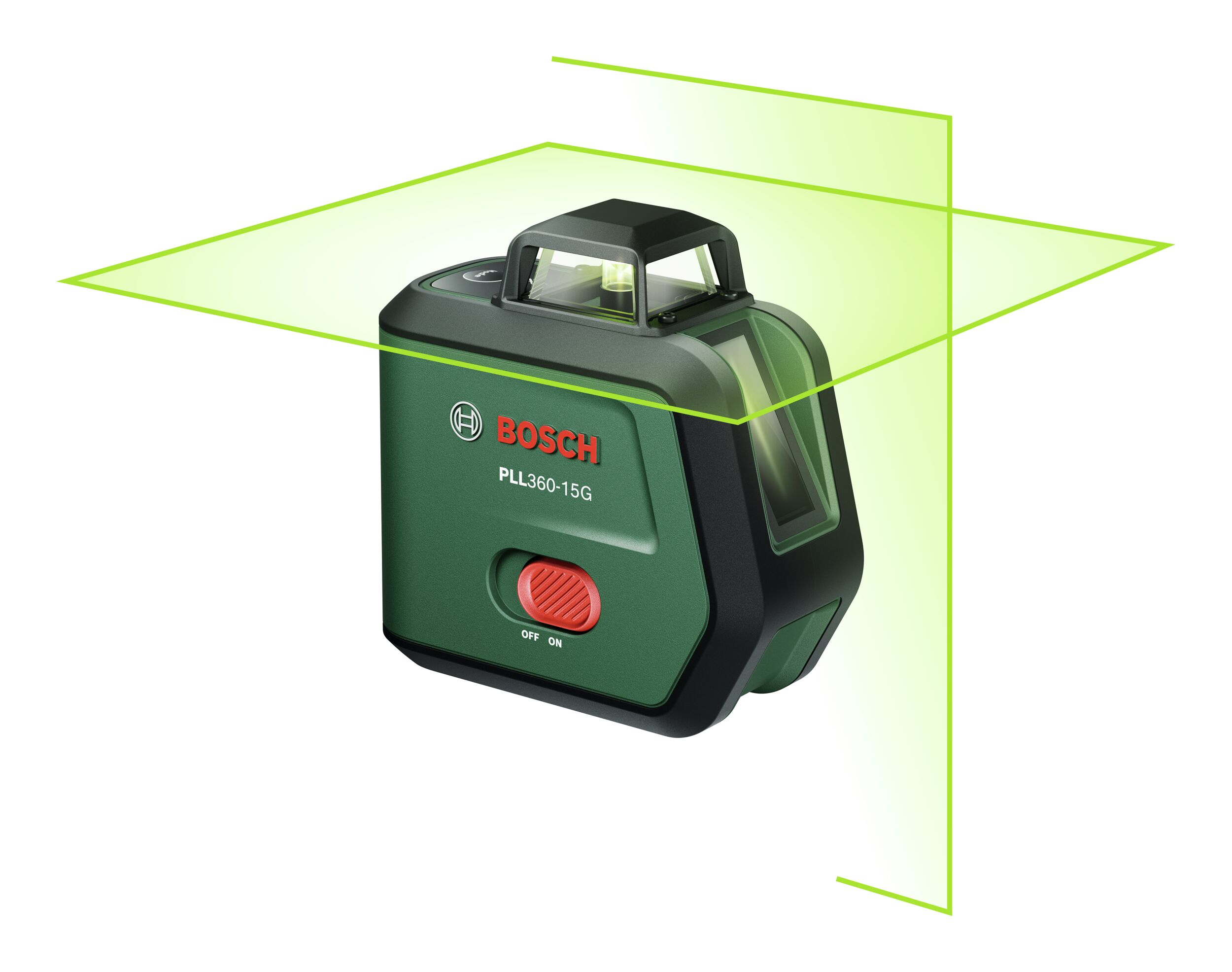 Korslinjelaser Bosch PLL360-15G grön