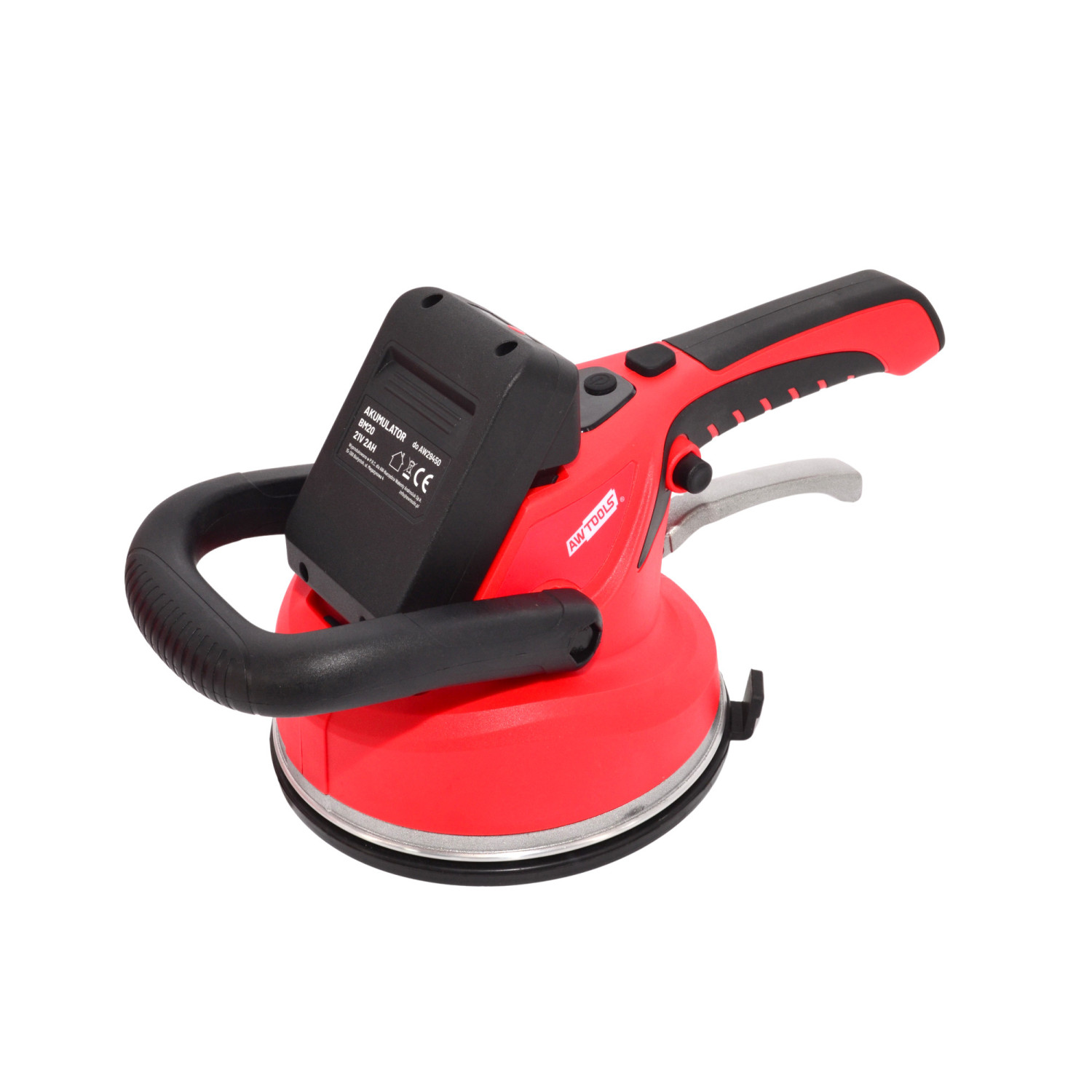 Sugkopp för kakel AWTools AW29450; 2x21 V; 50 kg; 180 mm