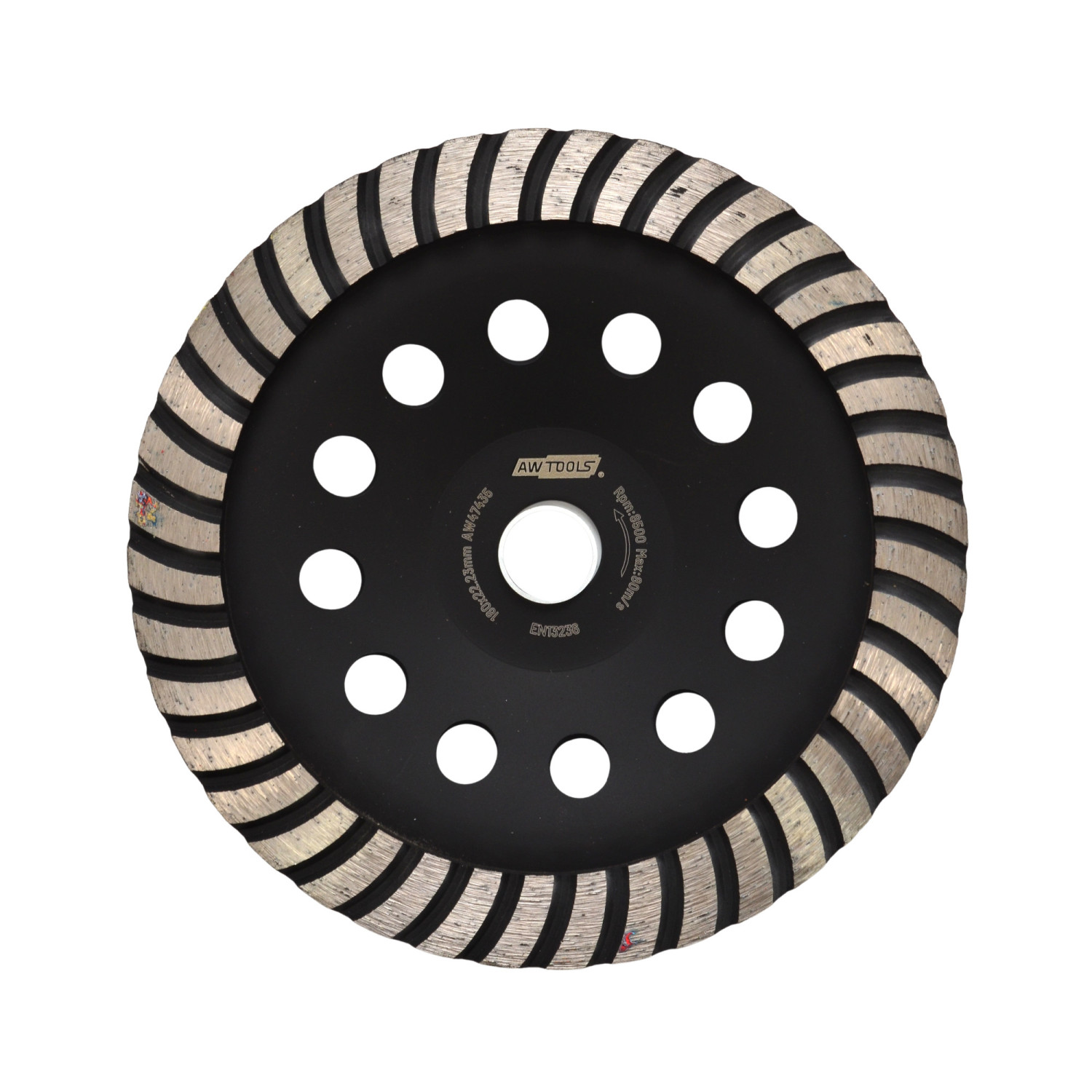 Diamantslipskiva AWTools AW47435; 180x22,2 mm