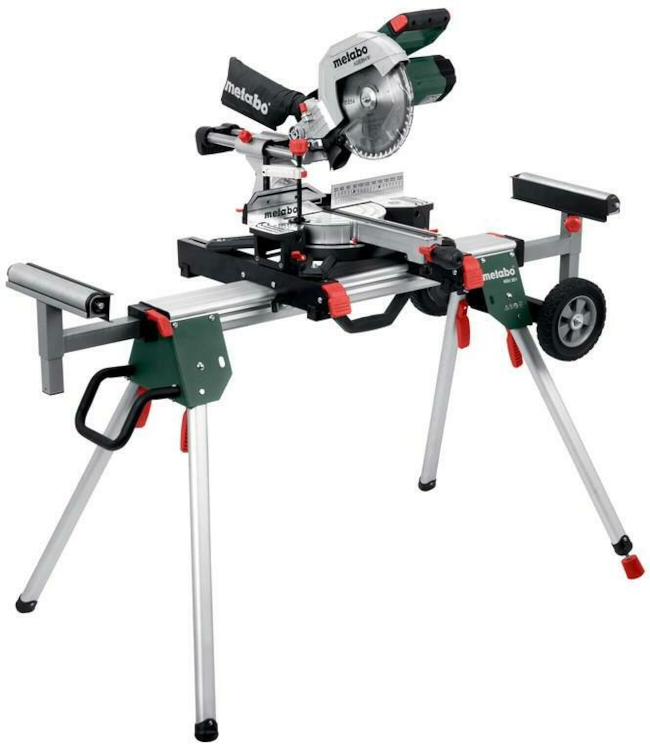 Kap-och geringssåg Metabo KGS 254 M; 1450 W (transportstativ)