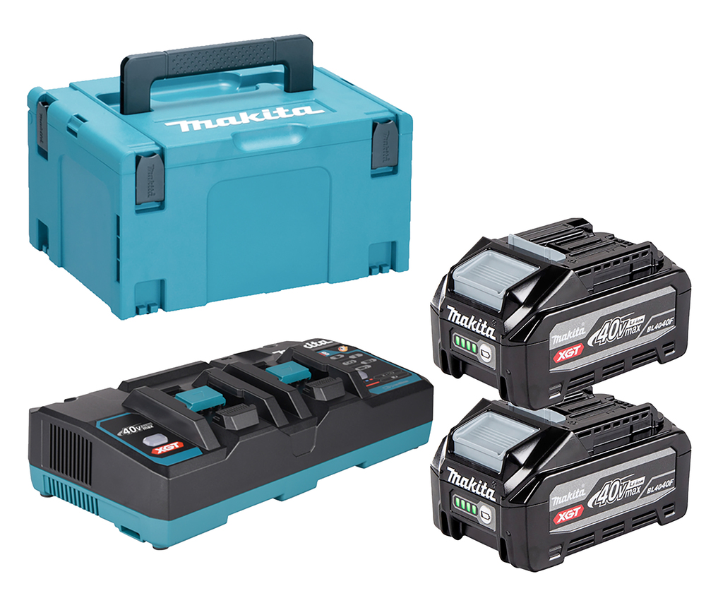 Batteri Makita 1911D8-0; 2 st. + laddare DC40Rb