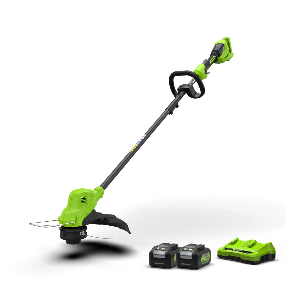 Sladdlös grästrimmer Greenworks ST48B420-01; 48 V; 2x4,0 Ah batt.
