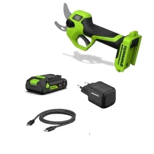 Sekatör Greenworks LP1202A1; 24 V; 1x2,0 Ah batt.