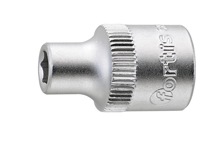 Hylsnyckel Fortis 4317784707077; 3/8''; 17 mm; 24,9 mm