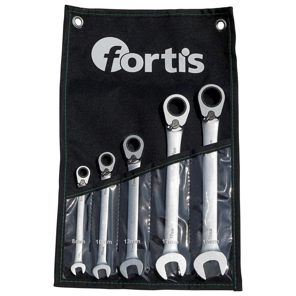 Nyckelsats Fortis 4317784727211; 8-19 mm; 5 st.