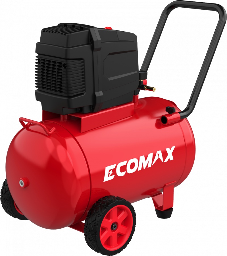 Oljefri fram- och återgående kompressor Ecomax EMX; 1500 W; 50 L; 8-10 bar