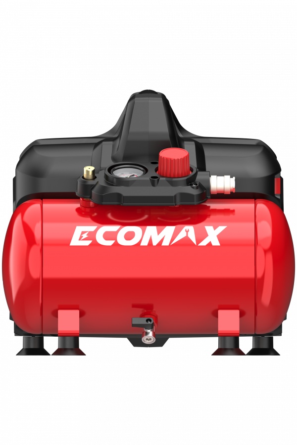 Oljefri fram- och återgående kompressor Ecomax 3300684; 550 W; 6 l