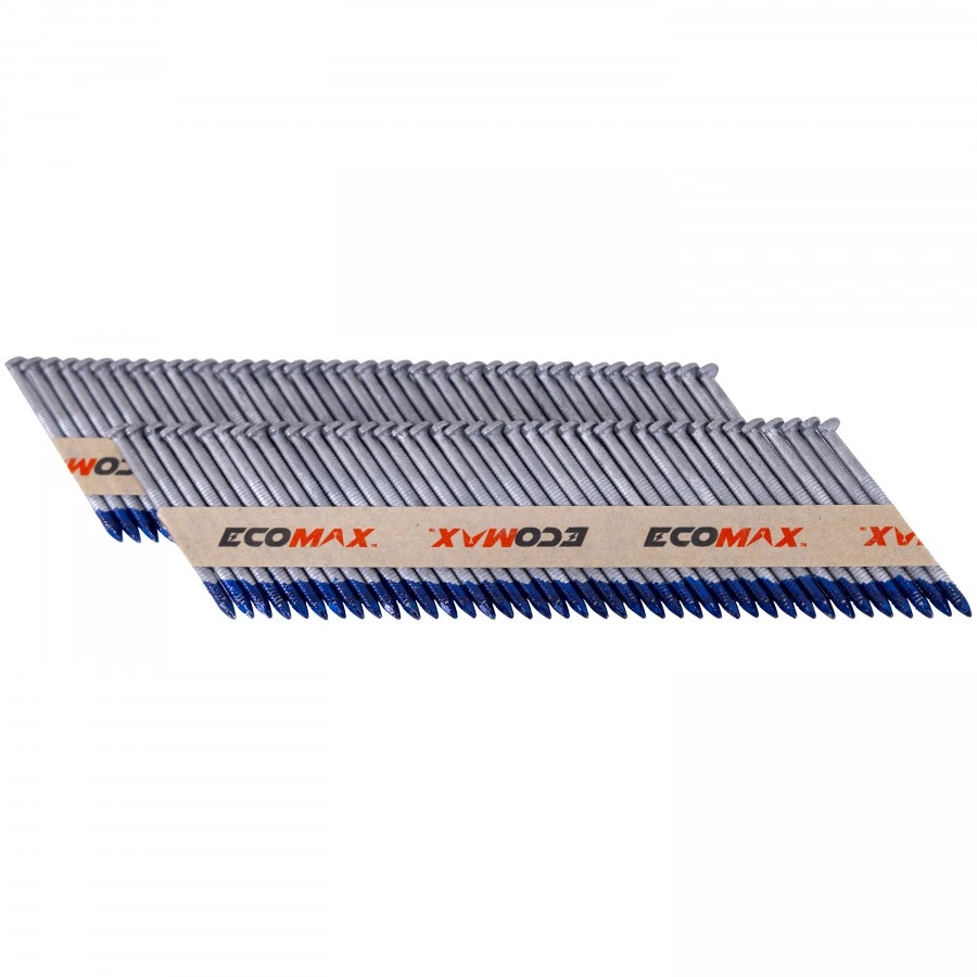 Spik Ecomax EMNA342975HDRID; 34°; 75x2,9 mm; 2000 st.; varmförzinkad; räfflad