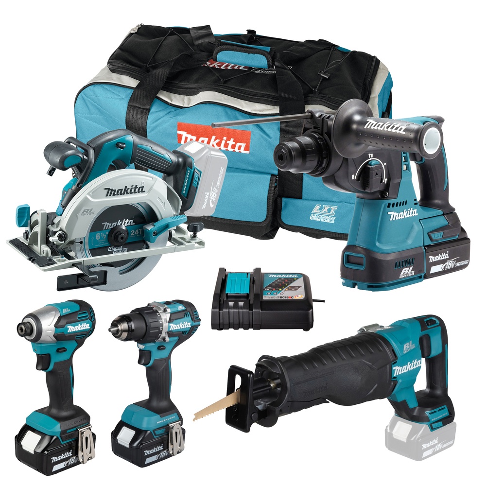 Verktygspaket Makita DLX5112TX1; LXT