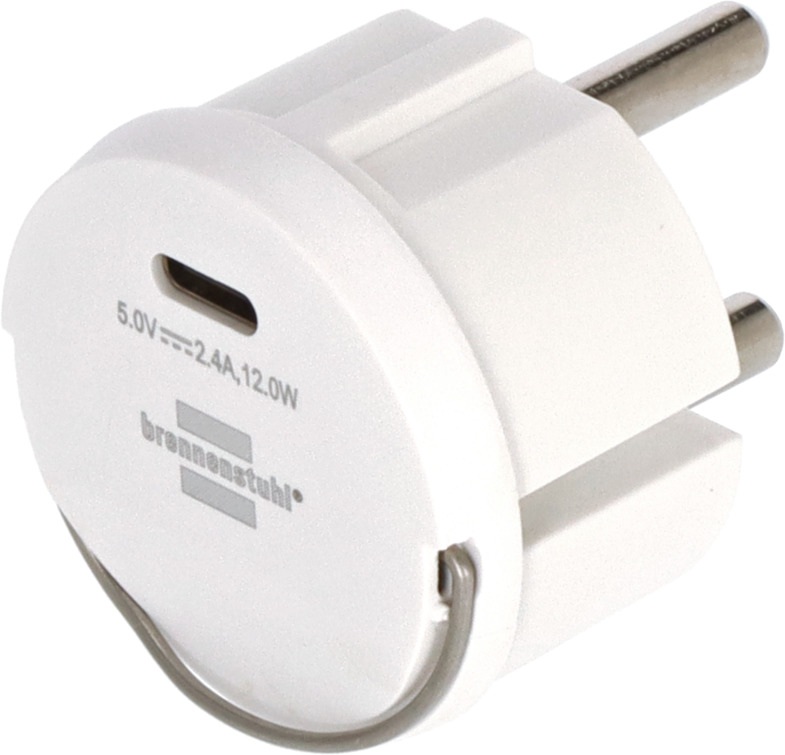 Adapter för laddning via USB Brennenstuhl 1508110010; 2,4 A