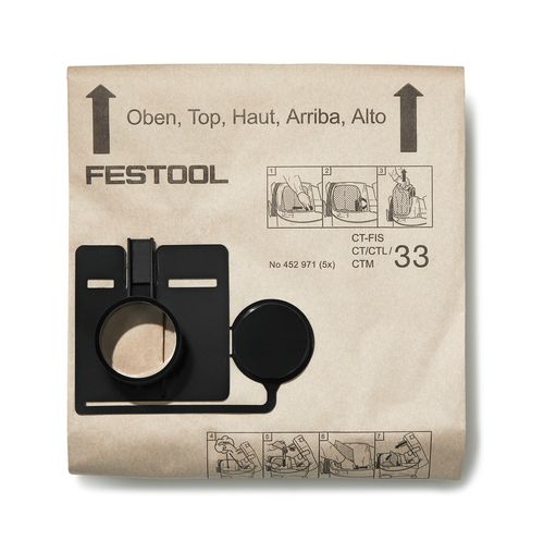 Dammpåse Festool FIS-CT 33 5X