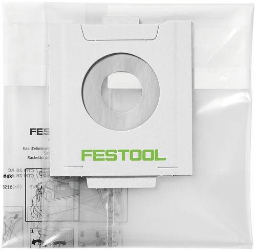 Engångspåsar för dammsugare Festool ENS-CT 26 AC/5