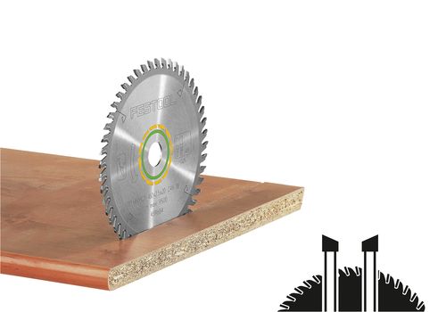 Sågklinga för laminat Festool; 210x2,4x30,0 mm; Z52; 5°