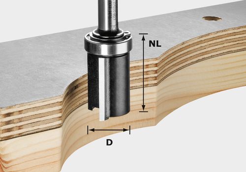 Kantfräs Festool&nbsp;19 mm med kullager