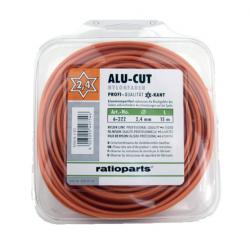 Trimmertråd AluCutline (2,4 mm/15 m) orange, 6-kants