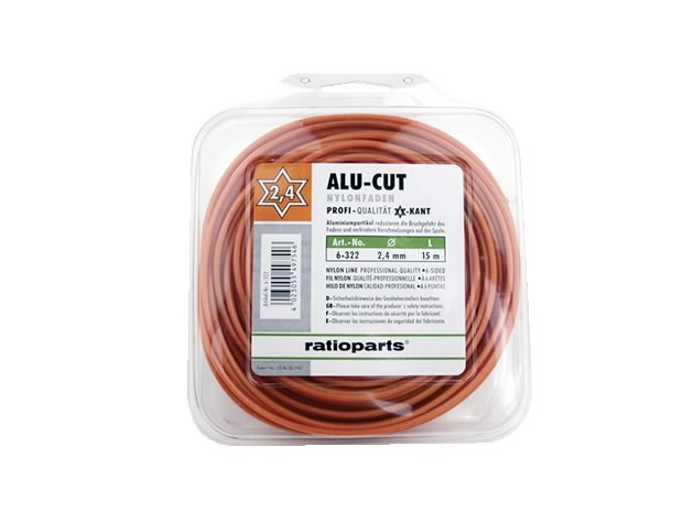 Trimmertråd AluCutline (2,7 mm/15 m) orange, 6-kants