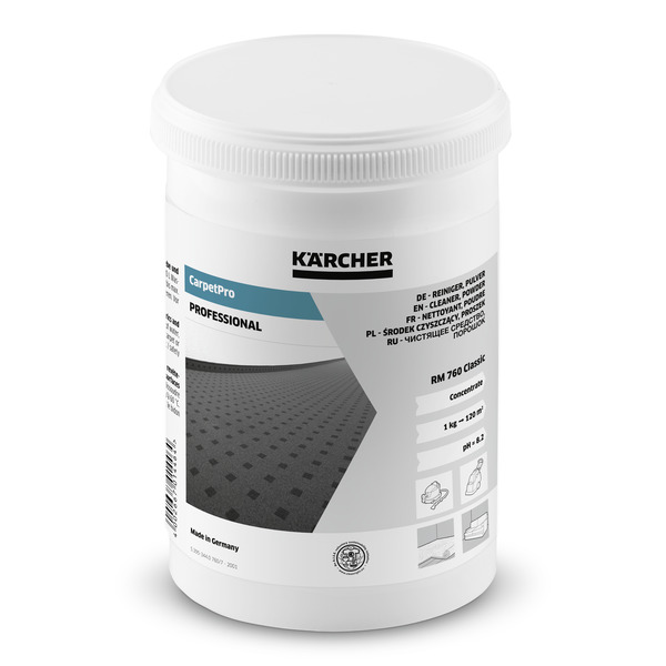 Rengöringsmedel för textil och möbler Karcher RM 760 Classic; 0,8 kg; pH 8,2