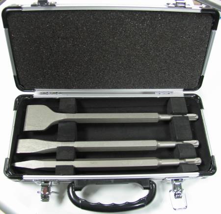 3-delar mejselsats Makita D-05181, SDS Plus