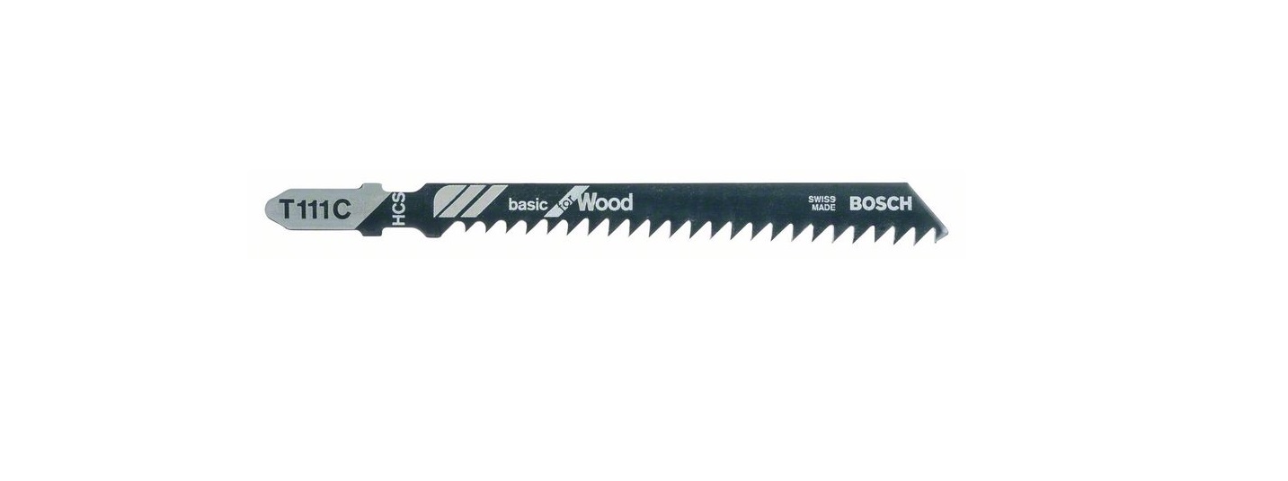 Sticksågsblad Bosch T 111 C; 5 st.