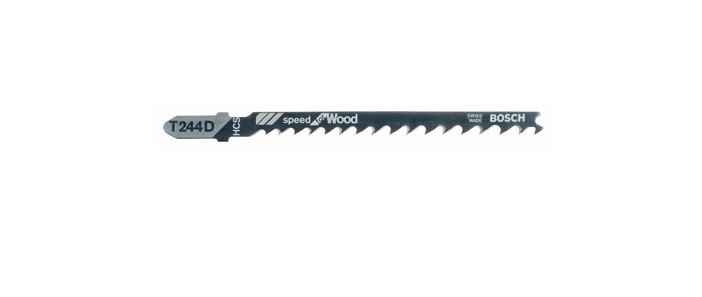 Sticksågsblad Bosch T 244 D; 5 st.