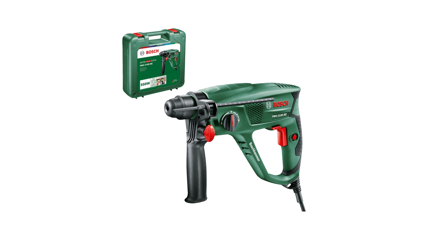 Borrhammare Bosch PBH 2100 RE; 1,7 J; SDS-plus