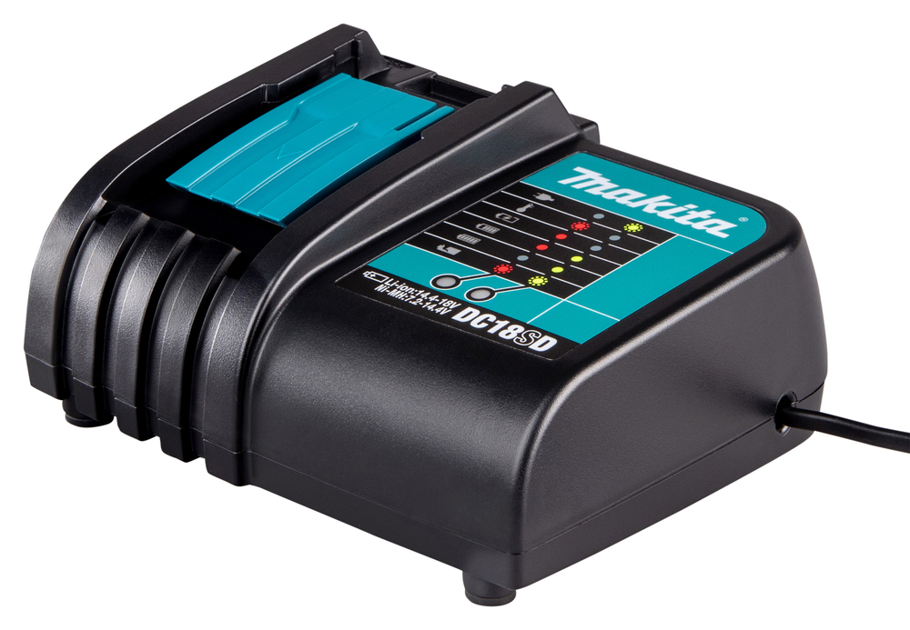 Laddare med lång laddningstid Makita DC18SD; 9,6-18V; Li-lon