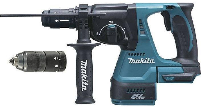 Borrhammare Makita DHR243Z; 18 V; 2,0 J; SDS-plus (utan batteri och laddare)