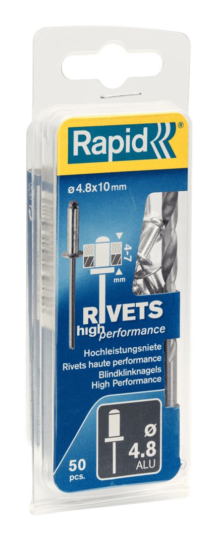 Nitar Rapid Ø4,8 mm; 10 mm; 50 st.
