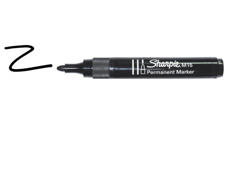Märkpenna Irwin Sharpie svart; rund