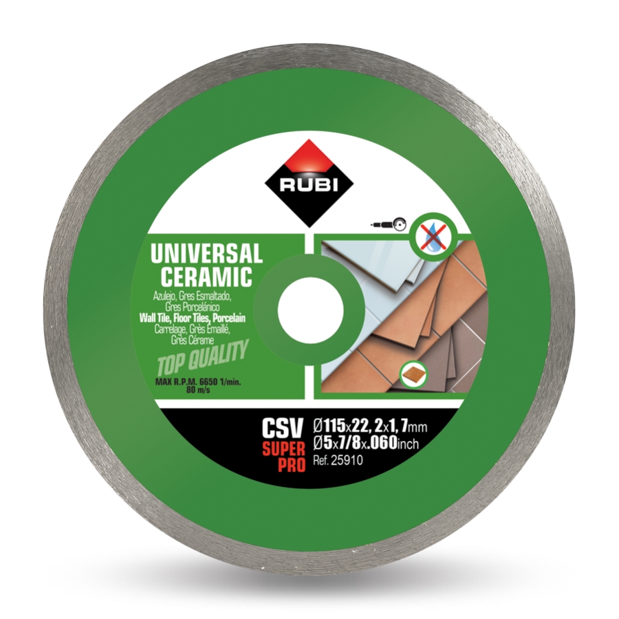 Diamantkapskiva Rubi CSV 115 PRO; 115 mm