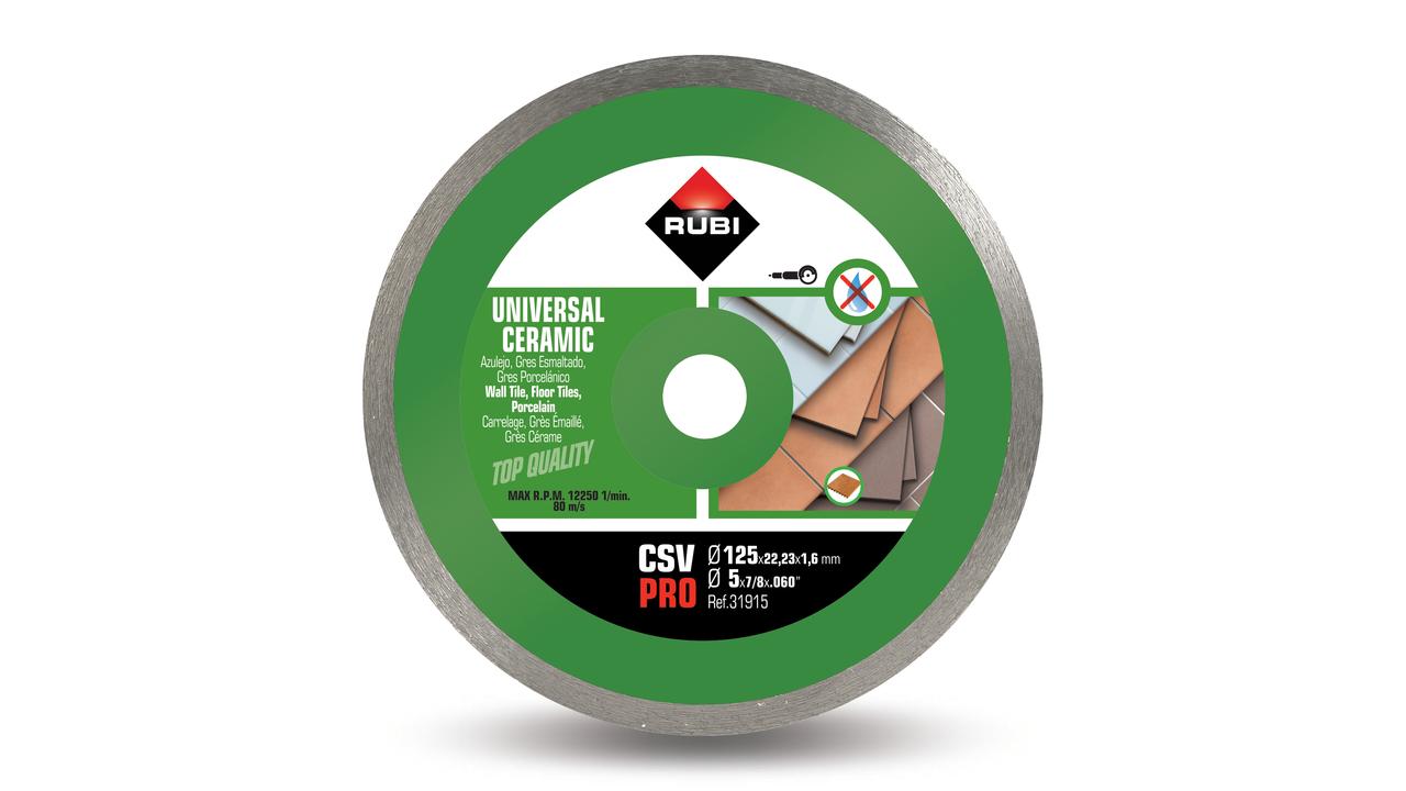 Diamantkapskiva Rubi CSV 125 PRO; 125 mm
